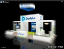 20x40 Île booth design by Pro-X Exhibits